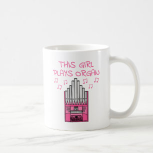 Mug Cette Fille Joue Orgue, Organiste Musicien Féminin