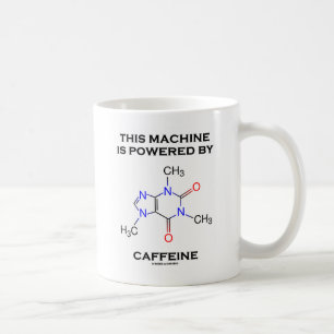 Mug Cette machine est actionnée par la caféine (la
