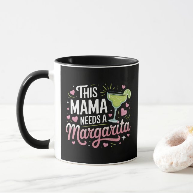 Mug Cette maman a besoin d'une Margarita - Margarita M (Avec donut)