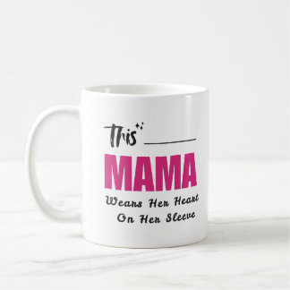 Mug Cette Maman Porte Son Coeur Sur Le Manteau