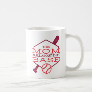 Mug Cette MME parle de la mère de baseball de base-bal