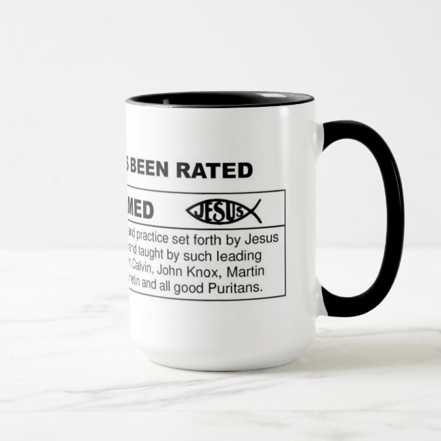 Mug Cette personne a été R évalué pour Reformed (Droite)