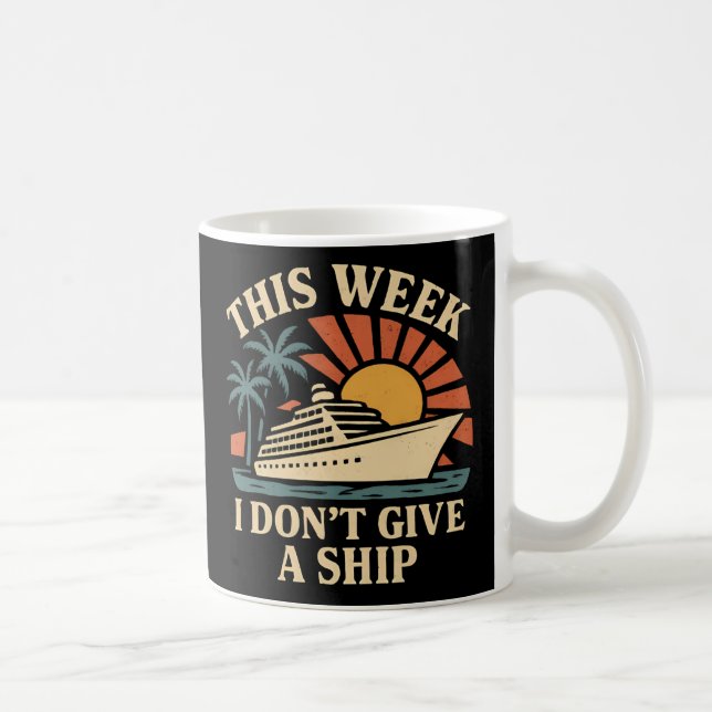 Mug Cette semaine, je ne donne pas de bateau (Droite)