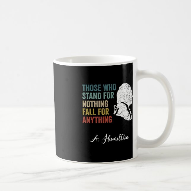 Mug Ceux Qui N'Ont Rien À Faire Tombent Hamilton (Droite)