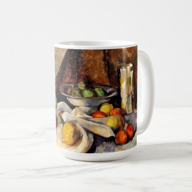 Mug Cezanne - La vie morte, la poste, la bouteille, la (Devant droit)