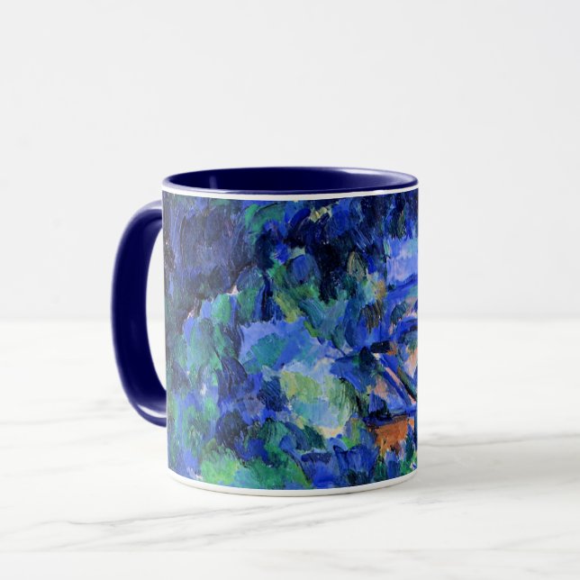 Mug Cezanne - Paysage bleu (Devant gauche)