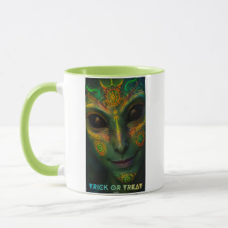 Mug CG17s UFO Halloween - Humans... are weird