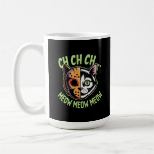 Mug Ch Ch Ch Ch Meow Meow Meow Meow Mème Drôle Hallowe
