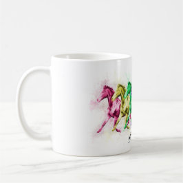 Mug Ch?ur équin d'arc-en-ciel