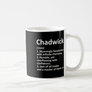 Mug Chadwick Définition Nom personnalisé Amusant Naiss