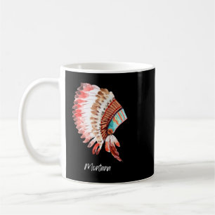 Mug Chaîne amérindienne d'Amérique du Montana Watercol