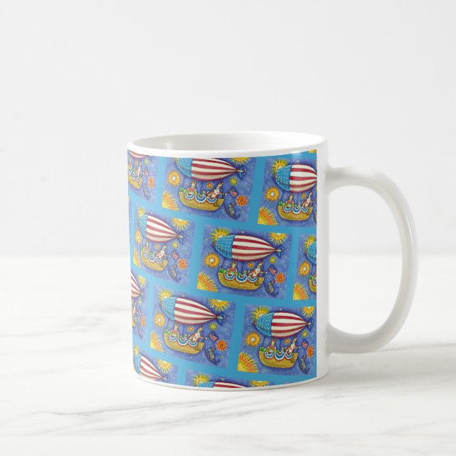 MUG CHAÎNES ET SOURIS HISS N'FITZ EN 4 JUILLET ZEPPELI (Droite)