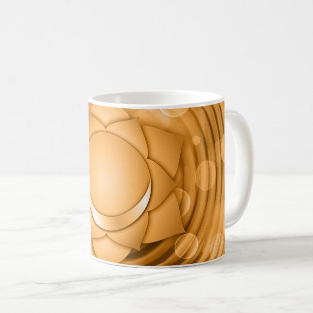 Mug Chakra Jaune Zen Yoga Namaste Personnaliser (Devant droit)