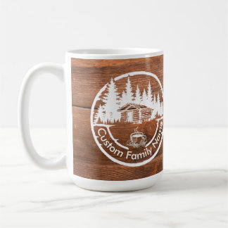 Mug Chalet Cabane Maison Rustique | Nom de Famille Per