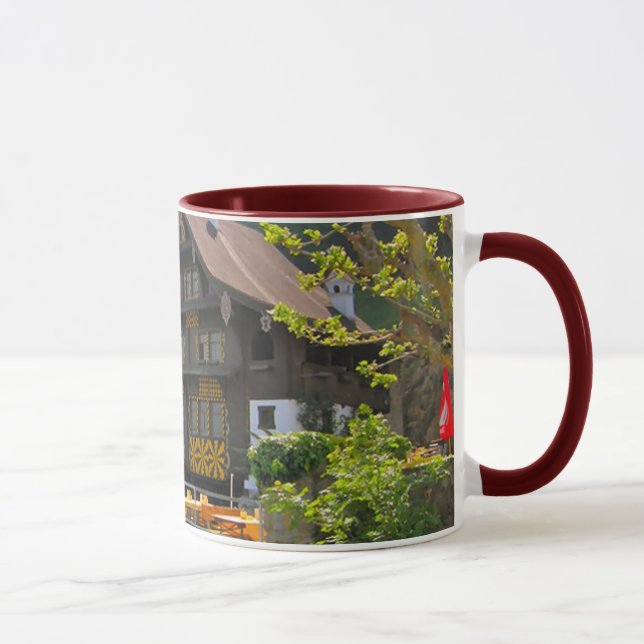 Mug Chalet suisse, luzerne de région (Droite)