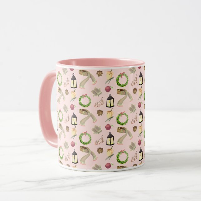 Mug Chaleur et douillet hiver (Devant gauche)