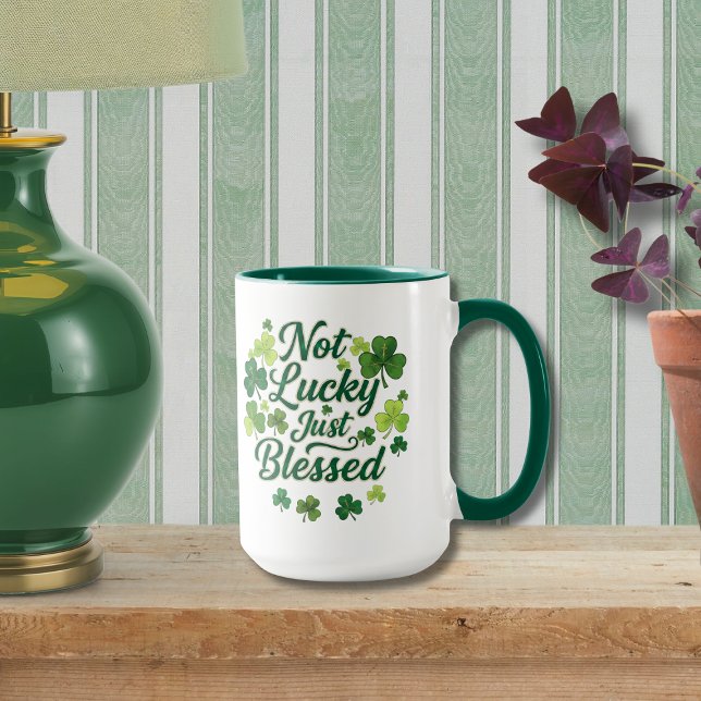 Mug Chamallow Saint-Patrick bénit  (Créateur téléchargé)