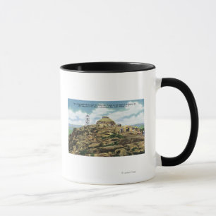 Mug Chambre de sommet, vue de tour d'observateurs du