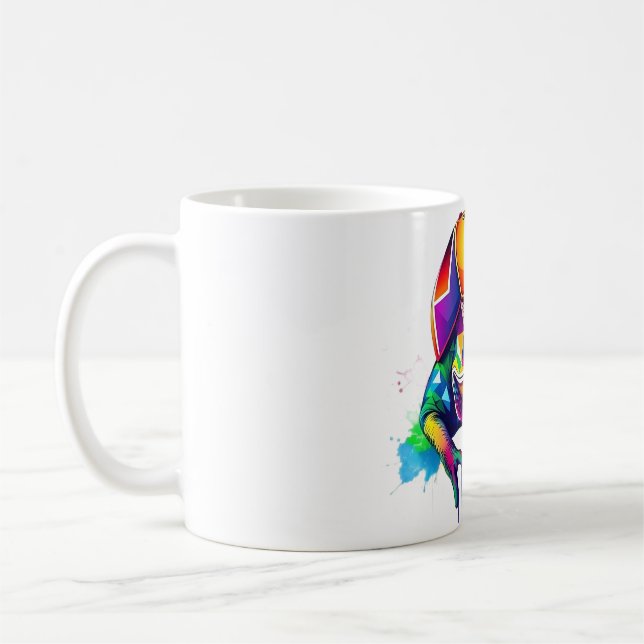 Mug Chameleon Spirit Rainbow Casquette Tee (Gauche)