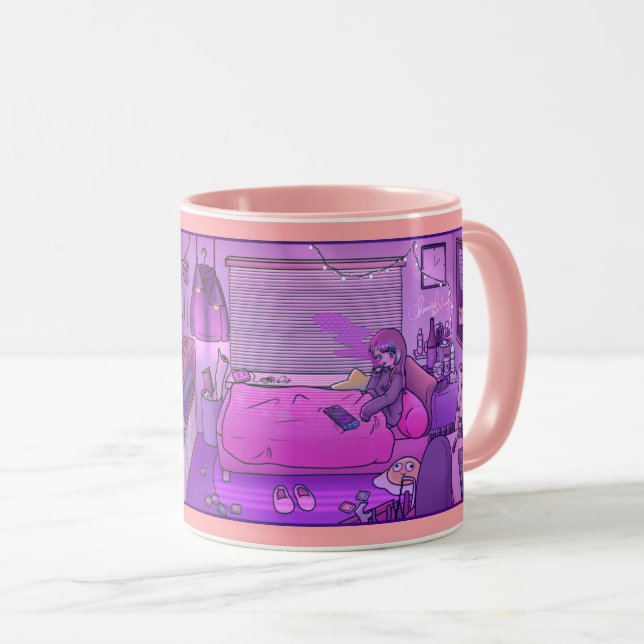 Mug ChamiRoomPink マ グ カ プ (Devant droit)