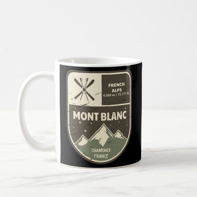 Mug Chamonix France Mont Blanc (Gauche)