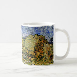 Mug Champ avec meules de blé par Vincent van Gogh