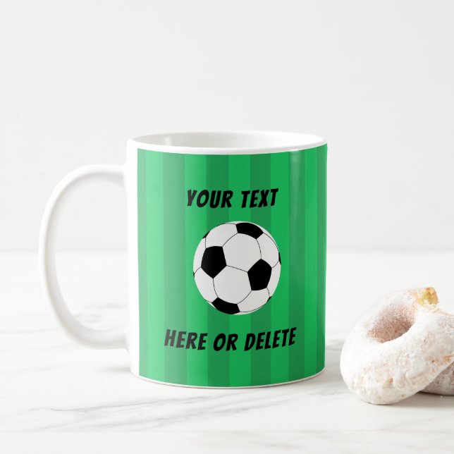 Mug Champ de balle de football (Avec donut)