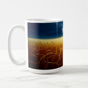 Mug Champ de blé sous la lumière de la lune