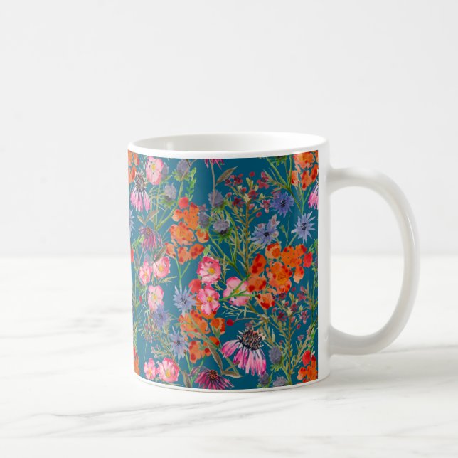 Mug Champ De Fleurs Motif sans couture (Droite)