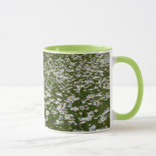 Mug Champ de marguerites Fleurs sauvages de l'Alaska