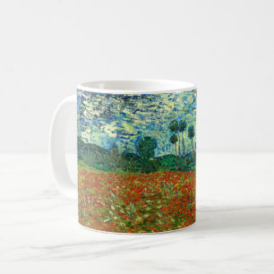 Mug Champ de pavot par Vincent Van Gogh