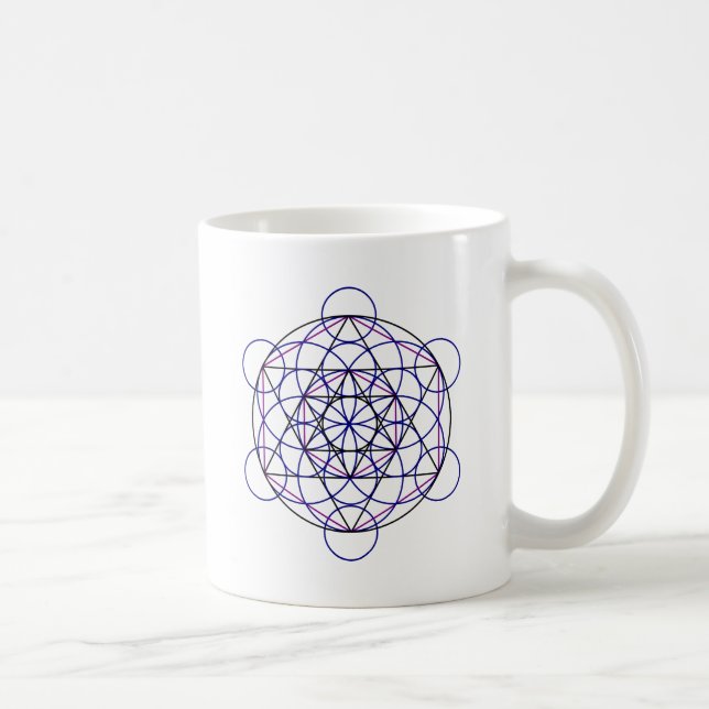 Mug Champ humain d'énergie de Merkaba de nos 7 Chakras (Droite)