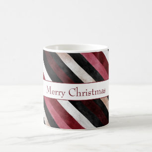 Mug Champagne Rose Bourgogne Noir Rayures