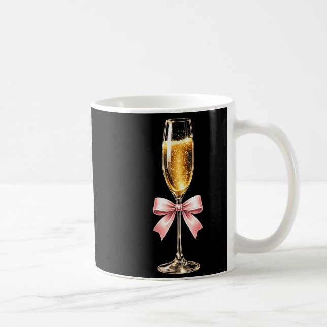 Mug Champagne With Nk Bow For Women Luxurious New Year (Droite)
