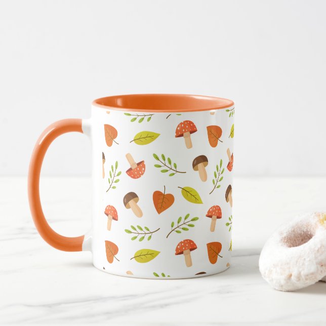 Mug Champignon d'automne (Avec donut)