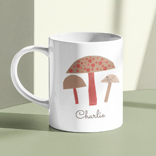 Mug Champignons du Moyen-siècle rétro mignons d'inspir