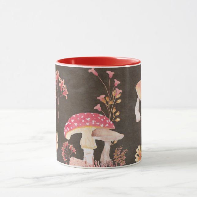 Mug Champignons et fleurs sauvages (Centre)