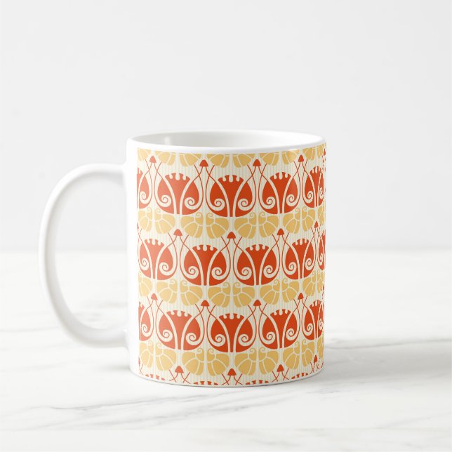 Mug champignons motif de style moderne (Gauche)