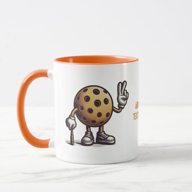 Mug Champion de Pickleball dans le joueur de baseball  (Gauche)