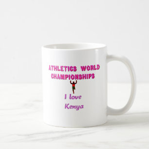 Mug Championnats du monde d'athlétisme Kenya Runner : 