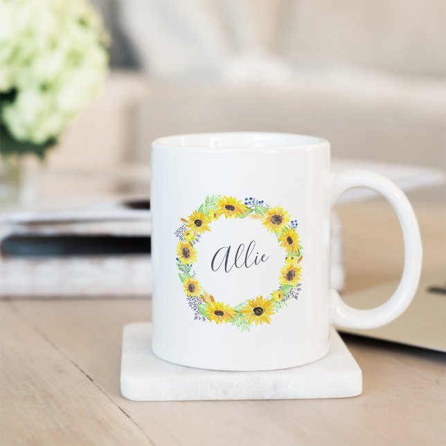 Mug Champs de fleurs personnalisés (Créateur téléchargé)