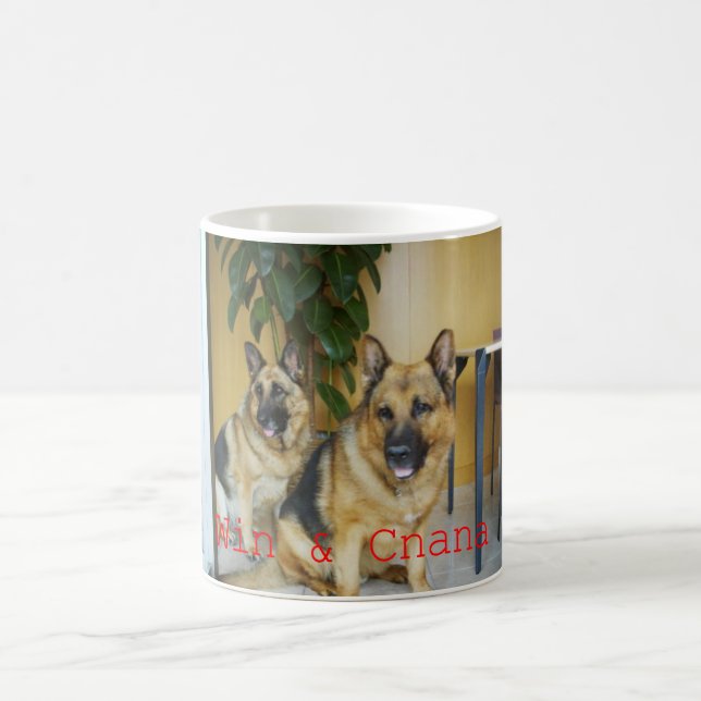 Mug Chana & Win Tow Lovely German Shepherd Dogs (Centre)