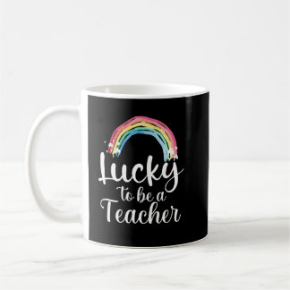 Mug chanceux d'être enseignant patrick day