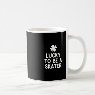 Mug Chanceux d'être un patineur St Patrick's Day irlan