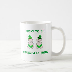 Mug Chanceux pour être jumeaux d'O de grand-papa