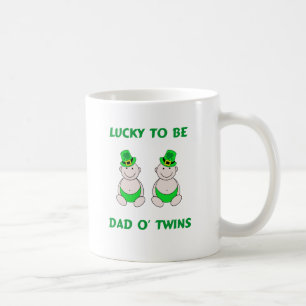 Mug Chanceux pour être jumeaux d'O de papa