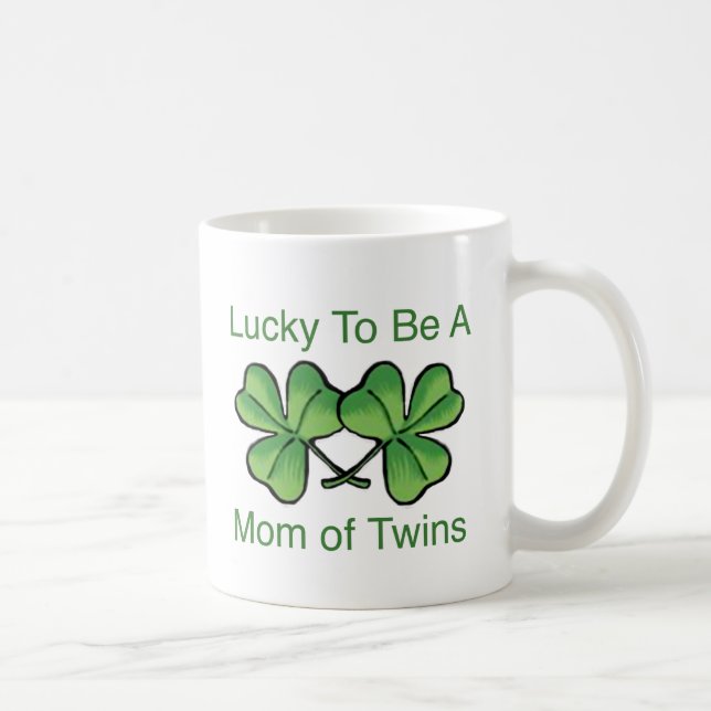 Mug Chanceux pour être maman jumelle (Droite)
