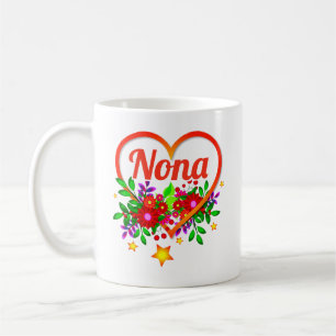 Mug Changer le nom de grand-mère - Nona - Coeur & Fleu