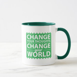 Mug Changer vos pensées Changer le monde