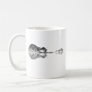 Mug Chanson de la nature : Art guitare du paysage fore